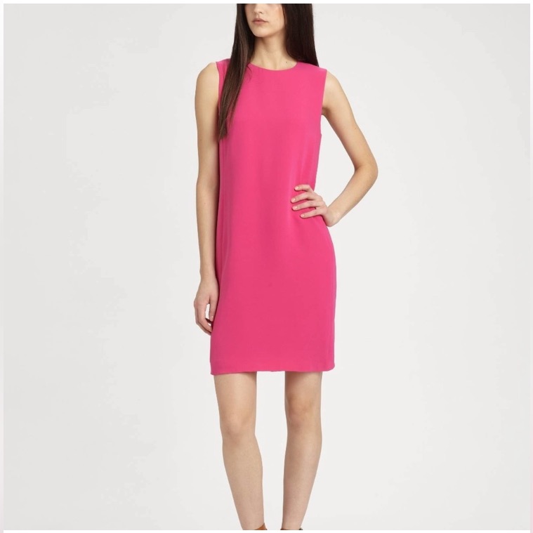 Vince Silk Sheath Dress - Like New, Size 8